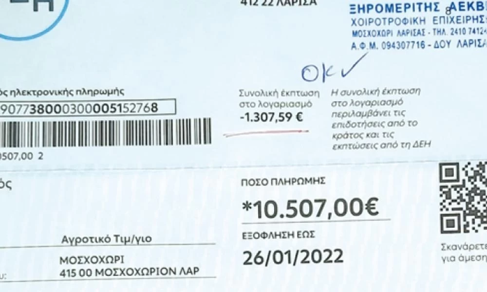 Λάρισα: Ηλεκτροσόκ από τα λίγα... Η χρέωση που τον έκανε να τα χάσει